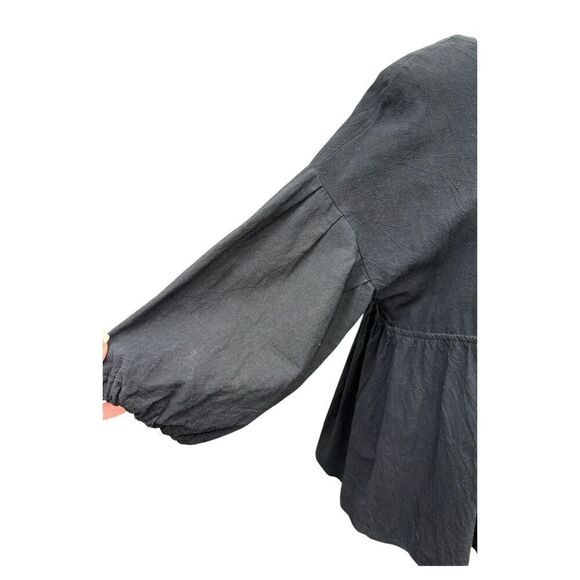 American Eagle Outfitters The Legendary Blazer Sz. L Black 2 Button - Picture 9 of 10